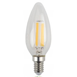 Лампа светодиодная СВЕЧА прозрачная ЭРА F-LED B35-5w-827-E14 2700К