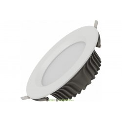 Светодиодный светильник даунлайт ЭРА SDL-10-90-30K-W30 встраиваемый круглый 30Вт 3000K 2700Лм D195x65