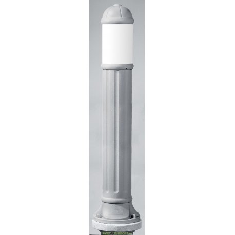 Столб фонарный уличный Fumagalli SAURO 800 Е27 белый/опал 0,8м