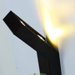 Бра декоративное светодиодное SINUS Черный 6Вт 3000К Тёплый белый