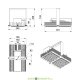 Прожектор светодиодный, мощный серия S 120Вт, 5000К, 19400Лм, угол 135×55°, IP67 (3000К теплый, 4000К нейтральный под заказ)