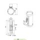 Светильник архитектурный двухсторонний Акцент 20 ДУО, 24-36V DC RGB DMX, 20Вт, 1050Лм, линза 10×65° градусов
