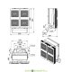 Промышленный светодиодный прожектор Плазма S BOX 400Вт, 62800Лм, 5000К, IP67, угол 155х70°, (3000Ктеплый, 4000Кдневной-под заказ