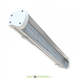 Светодиодный линейный промышленный светильник Айсберг v2.0 30 ЭКО, 30Вт, IP65, 4000К, 4500Лм, 600мм прозрачный, 3года