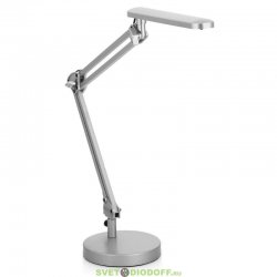 Настольный светодиодный светильник ЭРА NLED-440-7W-S серебро