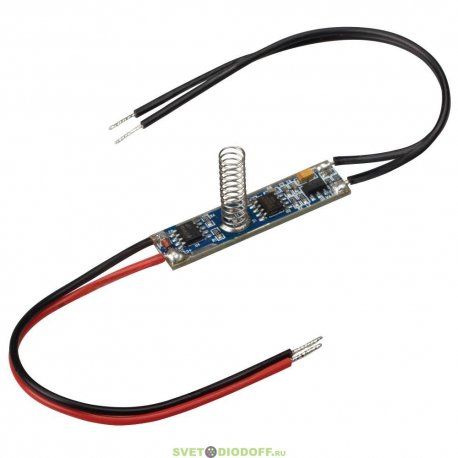 Сенсорный выключатель, микродиммер в профиль DC12-24В 5А 60-120Вт