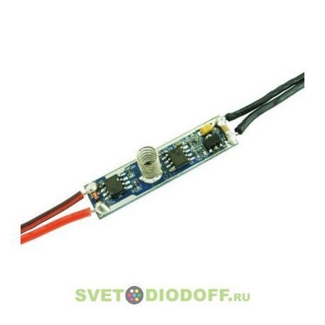 Сенсорный выключатель, микродиммер в профиль DC12-24В 5А 60-120Вт