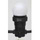 Лампочка светодиодная STD ERAW45-E27 E27 Теплый 1Вт шар белый для белт-лайт
