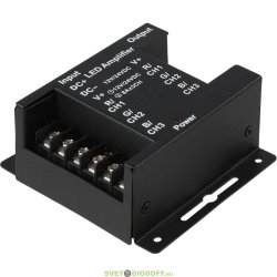 Усилитель для светодиодных лент и модулей RGB-12В-24А-288Вт-IP20, 3 канала