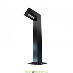 Парковый светодиодный Г-образный светильник Парк Мини 10Вт, 1690Лм, 3000К Теплый, оптика 155×50°