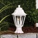 Уличный садовый светильник Fumagalli Mikrolot/Anna Белый, прозрачный экран 1xE27 LED-FIL с лампой 800Lm, 4000К