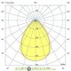 Линейный подвесной светодиодный светильник Т-Линия Компакт 40, 40Вт, 4900Лм, 4000К Дневной, IP67, Микропризма, 1000мм