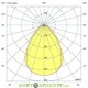 Линейный подвесной светодиодный светильник Т-Линия Компакт 40, 40Вт, 5650Лм, 5000К Яркий дневной, IP67, Опал, 1000мм