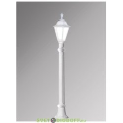 Светильник уличный столб FUMAGALLI ALOE/ANNA белый/матовый 1,4м. 1xE27 LED-FIL с лампой 800Lm, 4000К