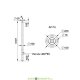 Консольный светодиодный светильник Гроза М ЭКО 40Вт 4000К линза 155×70 градусов, 6000Лм, 3года