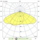 Консольный светодиодный светильник Люкс, ГРОЗА 220 L v2, 220Вт, 35600Лм, 3000К Теплый, линза 155×70° градусов, IP66