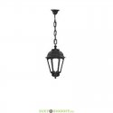 Уличный подвесной светильник Fumagalli Sichem/Saba черный, молочный 1xE27 LED-FIL с лампой 800Lm, 2700К
