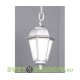 Уличный подвесной светильник Fumagalli Sichem/Saba белый, молочный 1xE27 LED-FIL с лампой 800Lm, 2700К