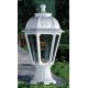 Уличный садовый светильник Fumagalli Mikrolot/Saba белый, прозрачный 1xE27 LED-FIL с лампой 800Lm, 2700К