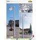 Наземный парковый фонарь серый Fumagalli EKTOR4000 MIDIPILAR/VIVI 1L, GX53х6х10Вт (60Вт) 4,2м